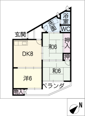 鈴与マンション 3階