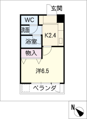 サンハイム山分Ｂ棟 1階