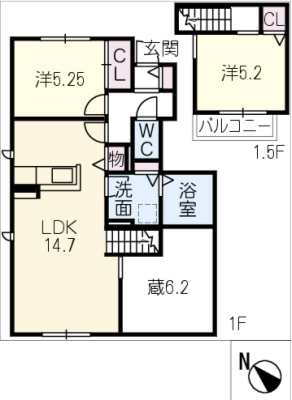 Ｂｅｌｌｅ　Ｌｅａｄ　Ｍ８ 1階