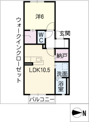 グランパルク松河戸 2階