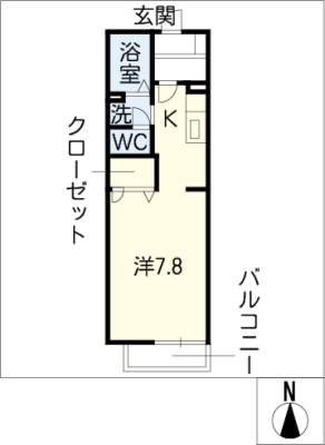 クラヴィエ金剛　Ａ棟 1階