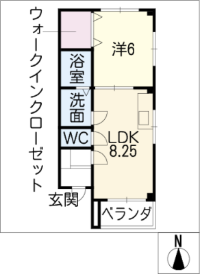 ファミール下中 2階