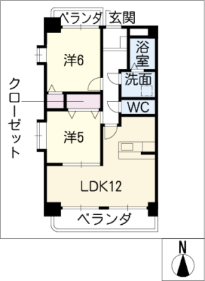 カーム香雅 1階