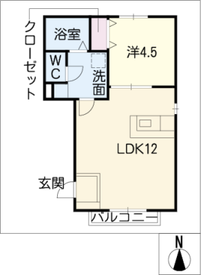 リバーサイド花長Ｂ棟 2階