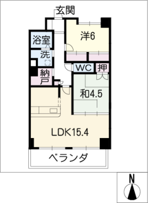 グランドール冨士 6階