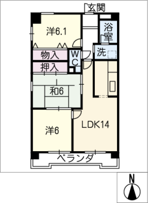 グリーンオーク 3階