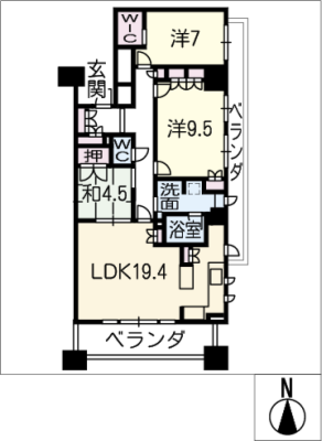 ｸﾞﾗﾝﾄﾞﾒｿﾞﾝ勝川ﾈｸｼﾃｨｲｰｽﾄｺｰﾄ607