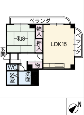 第六カーサ円正　３０３ 3階