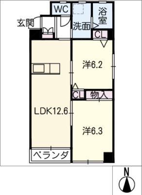 ガウディ　オオテ 2階