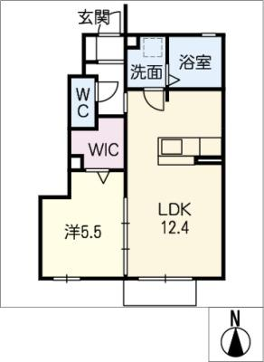 ブランドール勝川 1階