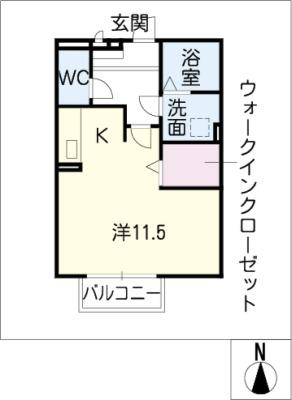 ピアチェーレK　C棟 2階