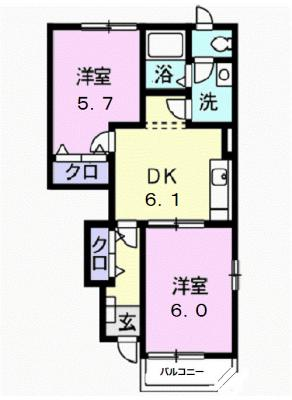 エヴァーグリーン 1階