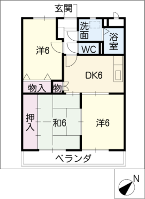 ア・ドリーム緑ヶ丘 3階