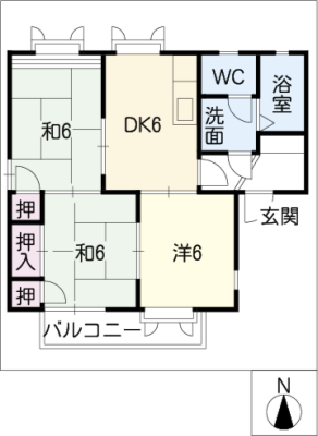 コーポラスイシガミ　Ｇ棟 1階