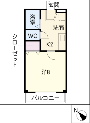 パールマンションⅠ 2階