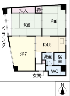 ラ・スォードビル（住居） 3階