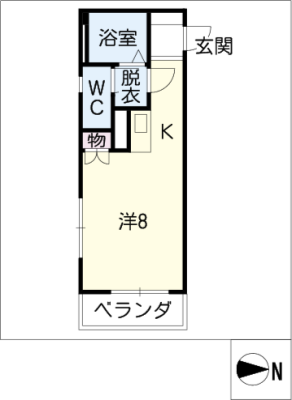 メゾン各務Ⅱ 2階