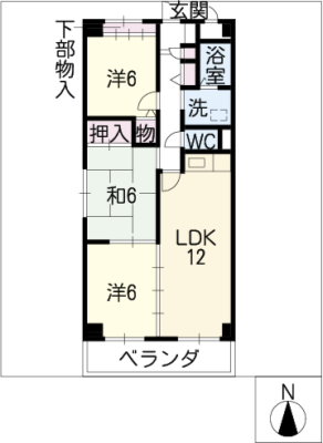 セゾン花の木Ｂ棟（南館）