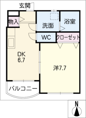 ツインズ前平Ⅱ 1階