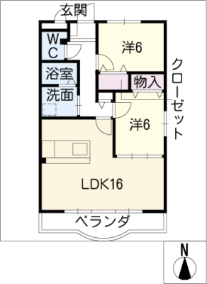 Ｌｏｔｏｓ　Ｂｌｕｍｅ　Ⅱ 1階