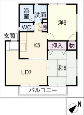 メゾンながら　Ｂ棟 2階