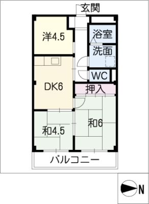 サンハイツスター 1階