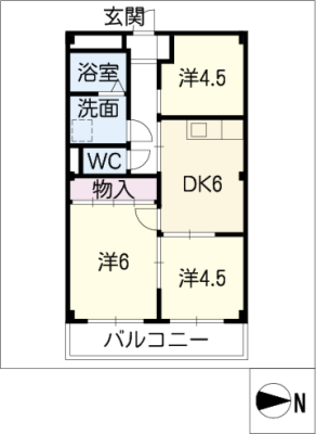 サンハイツスター 2階