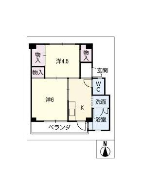 ビレッジハウス境松2号棟 2階