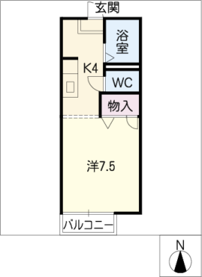 メゾンこにしＡ棟 1階