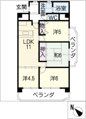 センチュリーハイランド 6階