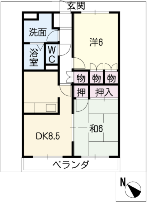 エスポワールＭ 1階