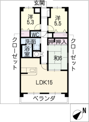 ルネス石津 3階