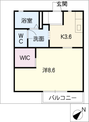 アクアガーデン宝　Ｂ棟 2階