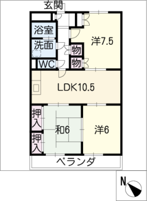 エスポワールＭ　Ⅱ 4階