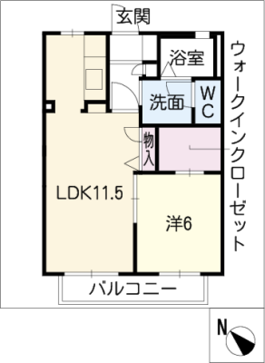 コーポフレグランス　Ｆ棟 1階