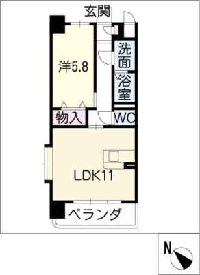 シャンティーク 4階