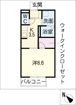 タウンコート松阪 1階