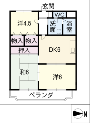 アベニールＡ 4階