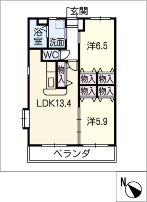 サンローズ 2階