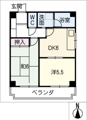 中央マンション松阪 2階
