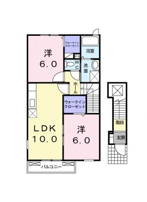 メゾンサンパティーク　Ⅰ棟 2階