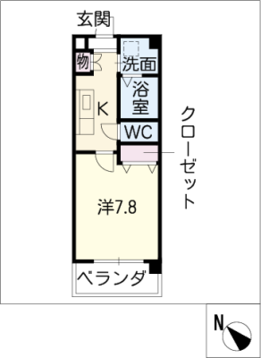 ラフィネ鯉江本町Ａ棟 1階