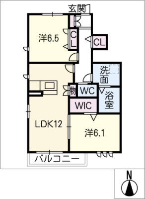 グランドソレーユ　チタオカダ 1階