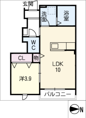 チッタ新舞子 1階