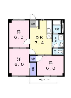 ニューシティ塩田町Ｂ 2階