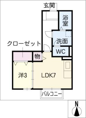 リビングタウンかじま台　D 2階