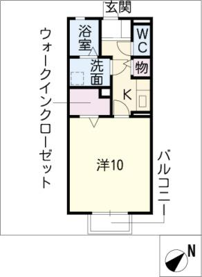 リビングタウンかじま台II　A 2階