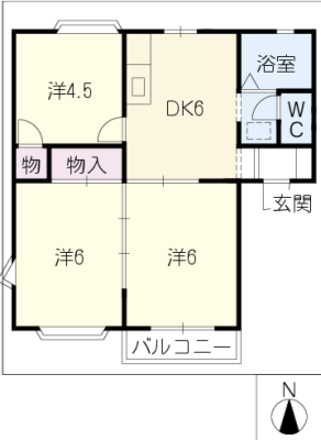 ガーデン　サハシＤ棟 1階