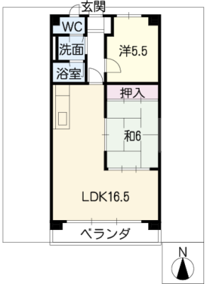 グランシード中町 2階