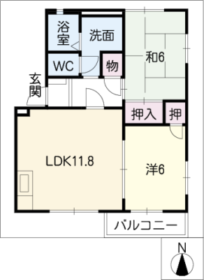 モンシャトー可児Ｃ棟 1階